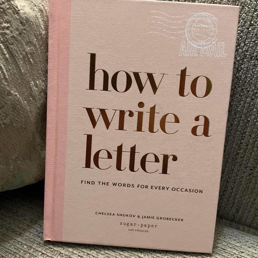 How to Write a Letter book